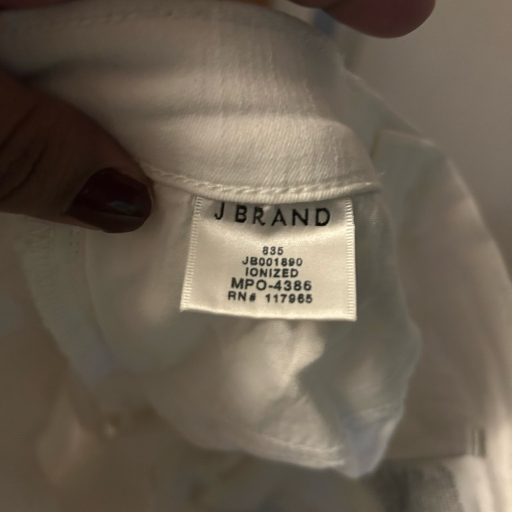 J Brand White Ankle Jeans with Studs - Picture 6 of 10